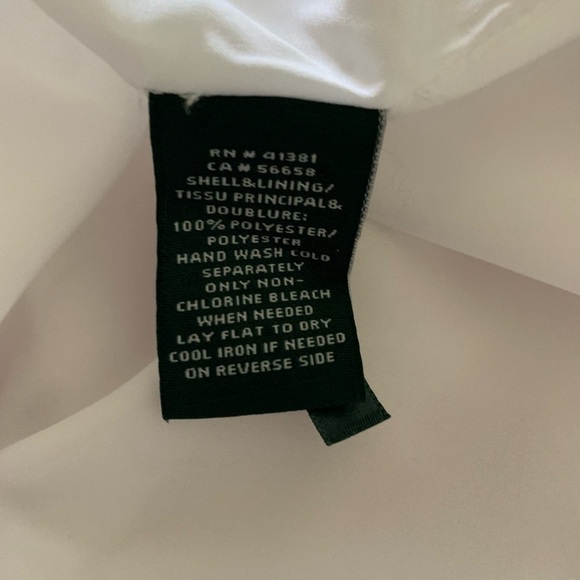 Lauren by Ralph Lauren Women’s White Sleeveless Floral Petite Dress 6P - Picture 8 of 11